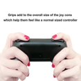 thumbnail image 4 of Grips Compatible with Nintendo Switch Joy-Con&Switch OLED Model, Wear-resistant Handle Kit Gamepad Replacement for Controller(Black,Black), 4 of 5