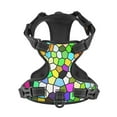 thumbnail image 4 of Coaee Colorful Tie Dye Stained Glass Dog Harnesses Vest No-Pull with Traction Rope for Small, Medium and Large Dogs - Small, 4 of 8