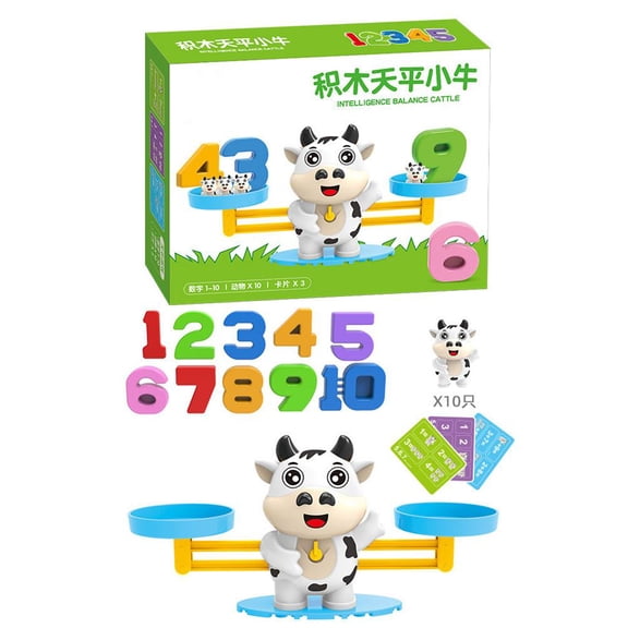 Cielo Meraviglioso Balance Counting Toys, Preschool Educational Math Learning Games, Toys Boys and Girls, Christmas Educational Gifts for Kids Age 3