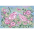 thumbnail image 2 of Marmont Hill "Birds in Garden" by Reesa Qualia Painting Print on Wrapped Canvas, 2 of 5