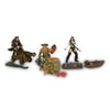 Pirates of the Caribbean 3 Deluxe Figure 3-Pack: Captain Jack Sparrow, Will Turner and Davy Jones