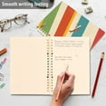 thumbnail image 4 of FORMRS 1-Subject Spiral Notebook 8" x 5" College Ruled 60 Refillable Sheet A5 Hard Cover, 2 Pack, Colorful Plane, 4 of 7