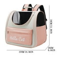 thumbnail image 2 of Pet Carrying Backpack, Comfort Breathable & Easy to Use, 14.5 x 13.3 in, 2 of 3