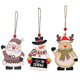 thumbnail image 1 of Colgante de madera de Navidad Decoraciones colgantes Árbol de Navidad Adornos de fiesta en casa.multicolor3pcs), 1 of 5