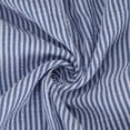 thumbnail image 6 of WREESH Men's Beach Fashion Short Sleeve Button Down Shirt with Cuban Neck and Striped Pattern Blue, 6 of 6