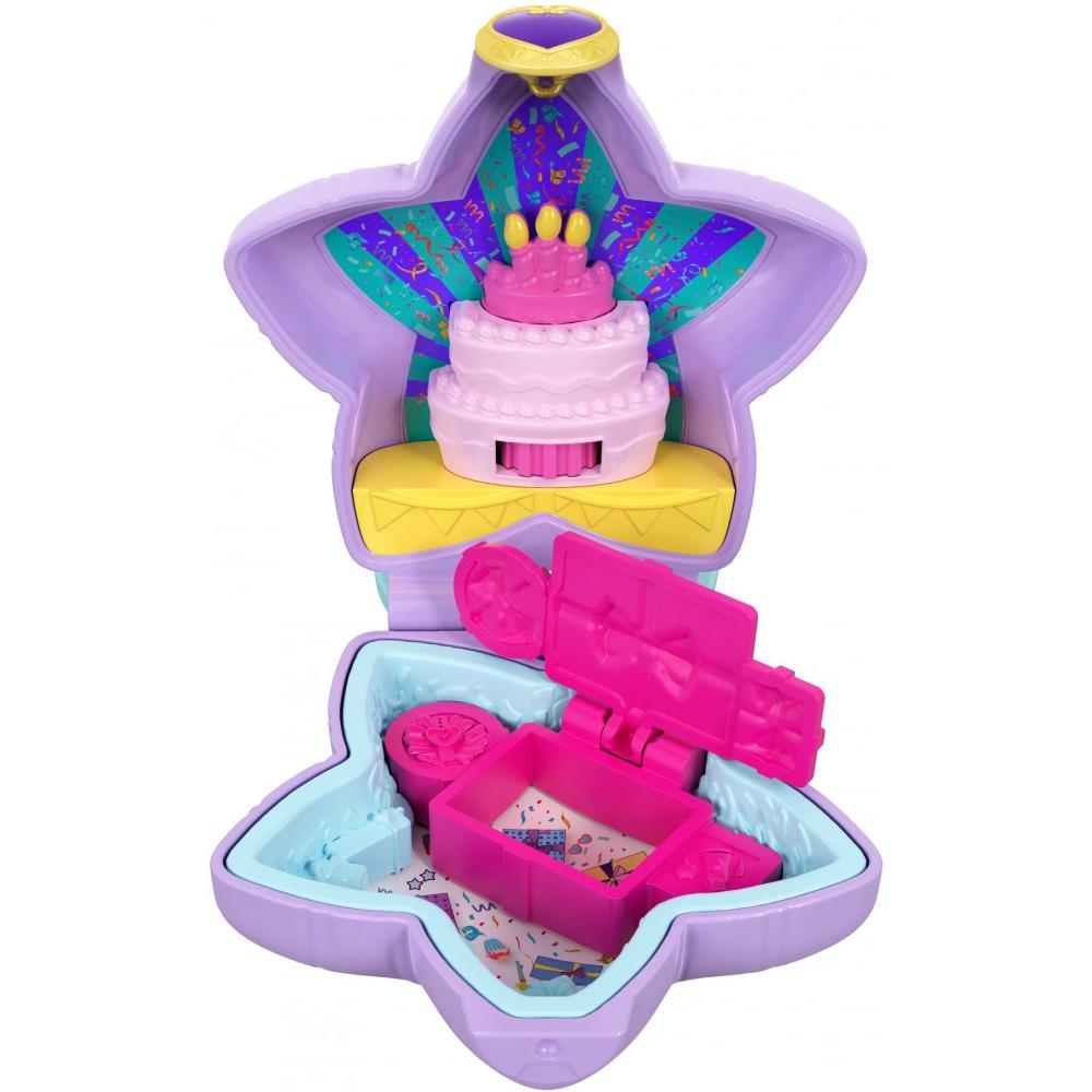 Polly Pocket Tiny Pocket Places Birthday Compact, Doll & Accessories - image 4 of 6