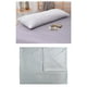 thumbnail image 2 of Funda de almohada de cuerpo largo Bed Sleep, funda protectora de terciopelo con cremallera, funda de almohada de 2 tamaños Plata 50x137cm, 2 of 7