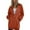 Orange, variant on Brondbend Women's Long Hoodies Womens Pullover Sweatshirts Full Zipper Solid Color Long Sleeve Casual Hooded with Pocket Trendy Plus Size Fall Winter Lightweight Workout Versatile Clothes