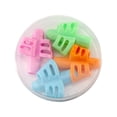 thumbnail image 1 of 4pcs Hollowed Kids Writing Pencil Holder Rubber Pen Grip Posture Correction Tool, 1 of 8