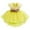 Yellow, variant on Floral Ruching Girls Party Dress with Elegant Design for and Celebrations