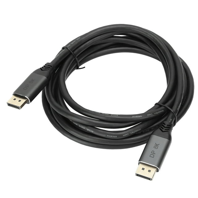 DP To DP Cable, Aluminium Alloy 1.4 DP To DP Wire, DP Cable DisplayPort 1.4 Cable For 8K 3Meters