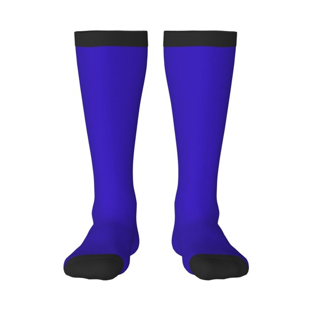 Balery Darkblue Calcetines novedosos Calcetines deportivos Calcetines hasta la rodilla Calcetines de algodón Calcetines originales y geniales