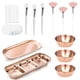 thumbnail image 3 of Juego de 23 cuencos para mezclar mascarillas faciales, ideal como recuerdo de fiesta o para salón de belleza. Oro rosa, 3 of 6