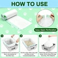 thumbnail image 6 of 120 Count  Litter Box Liners Compatible with Litter Robot 3 & 4,  Litter Liners for Automatic Litter Box, Extra Thick Heavy Duty  Bags with Drawstrings, 25.2" x 15.7" (10-12 Gallons), 6 of 6