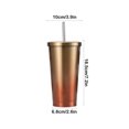 thumbnail image 3 of PONPRNGY Tumbler Double Wall Vacuum Insulated Travel Glitter Mug,Stainless Steel Tumblers with Lid and Straw, Powder Coated Coffee Cups for Woman, 3 of 6