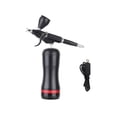 thumbnail image 1 of Cordless Airbrush Compressor Kit High PSI Dual Action Spray For Art Model Body Paint Artist Makeup Nail Tattoos Cake Tools ,Unique Blowing, 1 of 7