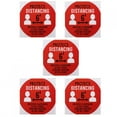 thumbnail image 1 of YLSHRF Distancing Floor Sticker, 5PCS Floor Signs Sticker, For Market Hospital, 1 of 8
