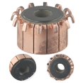 thumbnail image 4 of 1Pcs 23 x 8 x 15.5(16) mm 12P Teeth Copper Hook Type Electrical Motor Commutator, 4 of 11