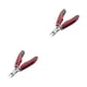 thumbnail image 1 of Seitruly Nail Art Nipper Toenail Ingrown Manicure Portable Clipping Salon Professional Curt Nariz Alicates Tijeras rojo 2piezas Seitruly CBP161191, 1 of 6