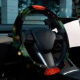 thumbnail image 6 of Christmas Tree Car Wheel Cover 14.5 Inch Printing PVC Leather Auto Accessories Steering Wheel Cover, 6 of 6