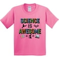 thumbnail image 3 of Inktastic Science is Awesome Molecules and Microscope Youth T-Shirt, 3 of 5
