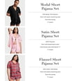 thumbnail image 5 of Conjunto de pijama Victoria's Secret modal para mujer negro talla S, 5 of 5