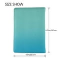 thumbnail image 3 of Rateoe Teal Turquoise Pattern Passport Holder Wallet Leather Mulit-purpose Travel Wallet Credit Cards Case ,Passport Cover for Women Men-6.5 in, 3 of 5