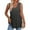 Black, variant on LADIGASU Flowy Peplum For Women Dressy Sleeveless V Neck Tank