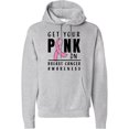 thumbnail image 2 of Inktastic Breast Cancer Awareness Get Your Pink on Adult Hoodie Sweatshirt, 2 of 4