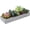 Gray Clay, variant on Artificial Succulent Centerpiece, 15.75 Inch Faux Succulents Arrangement Plants in Rustic Burnt Wood Rectangular Planter Box