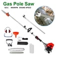 thumbnail image 4 of 52CC 2 Stroke Gas Pole Saw Pruner Pruning Saw Powered Extend Wood Tree Trimmer 112" Length 9500rpm, 4 of 8
