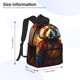 thumbnail image 2 of Disketp Prairie Meditating Raccoon Mochila Ligera Clásica con Múltiples Bolsillos, Mochila Casual para Hombre y Mujer, Ideal para Escuela, Trabajo y Viajes, 2 of 6