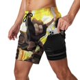 thumbnail image 2 of Apex Legends Octane Mens Swim Trunks with Compression Liner Board Shorts Quick Dry Swim Shorts Bathing Suits 3XL, 2 of 8