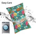 thumbnail image 6 of Zufioo Pineapple Print Double-sided Plush Pillow Cover,Decorative Pillow Protector without Pillow Core, Suitable for Sofa, Bedroom, Car-14"x20", 6 of 6