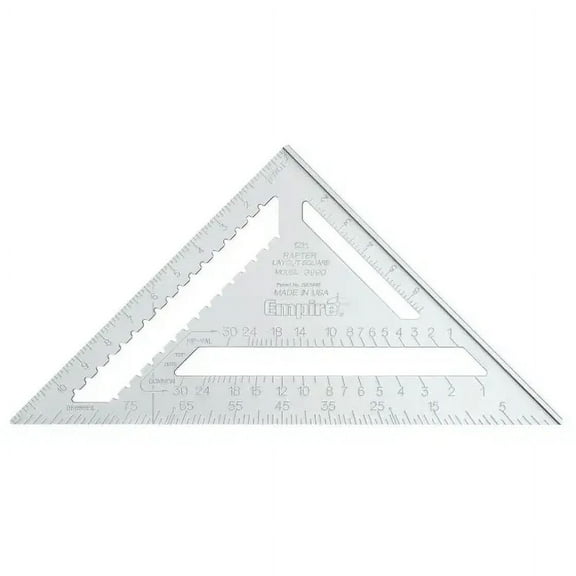 Empire Level 3990 Empire 12 in. Aluminum Rafter Square, Each