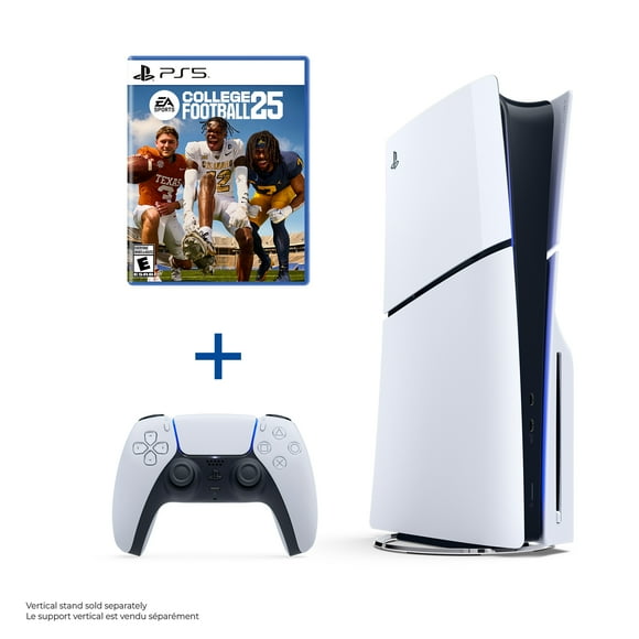 PlayStation®5 console (model group – slim), Play Like Never Before® PLUS COLLEGE FOOTBALL 25 (PS5)