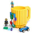 thumbnail image 1 of Assembled Brick Coffee Cup, Fun DIY Novelty Cup with Building Blocks Creative Christmas Birthday Gift for Kids Men Women (Yellow), 1 of 1