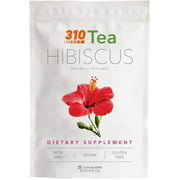 Hibiscus Tea by 310 Nutrition - Supports Body’s Natural Detox Process - (28 Sachets)