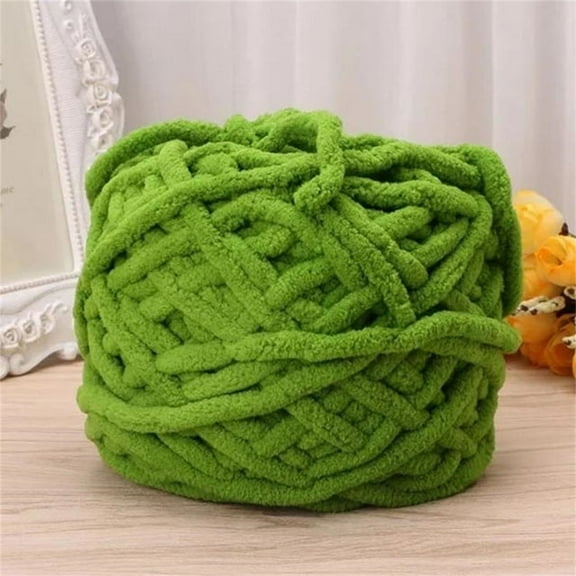 DIY Knitting Kit,Chunky Knit Yarn Soft Velvet Yarn Crochet Knitting Blanket Yarn DIY Craft For Knit Sweaters Blankets Shoes Scarves Clothes
