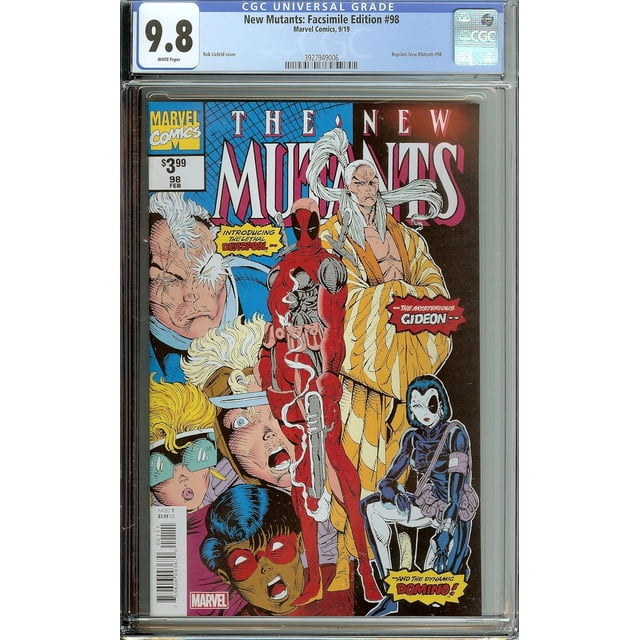 NEW MUTANTS #98 CGC Édition Réimpression Facsimilé 9.8 1ère DEADPOOL