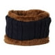 thumbnail image 3 of ¡Descuento! Gorro Fdelink de invierno para niños y niñas, gorro de tres piezas, tejido a prueba de viento, cálido, grueso, con guantes, gorro azul marino., 3 of 5