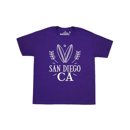 San Diego California Surfing Youth T-Shirt
