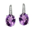 thumbnail image 2 of Wentin Reduced Earrings Leverback earrings with oval zirconia, captivating jewel ideal for women, 2 of 3