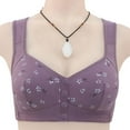 thumbnail image 4 of Women's Sexy Lace Front - Button Underwire Bra - Adjustable Shoulder Strap, Shaping Cup, Comfortable, Plus - Size Options, Hand Wash, 4 of 5