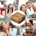 thumbnail image 5 of Forest Brown Bear Wearable Blanket Hoodies for Women Men Adults Bear Lovers Cozy Lightweight Vintage Brown Bears Hooded Blankets for Camping Home Decor Birthday Gifts 50×60 Inch, 5 of 5