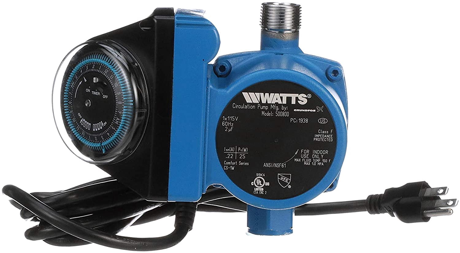 Watts Premier Instant Hot Water Recirculating Pump System with Built-In  Timer - Walmart.com
