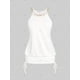 thumbnail image 4 of Camiseta Talla Extra de Blouson Top con Cadena de Satén Rosegal  Camisetas tallas grandes, 4 of 5