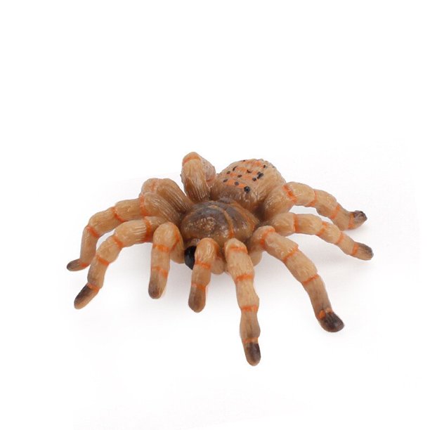 Simulación de animales, insectos, modelo sólido, Tarantula, araña negra, broma Tricky, divertidas figuras de acción, juguetes educativos