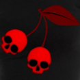 thumbnail image 3 of CafePress - Skull Cherries - Women's Dark Pajamas, 3 of 4