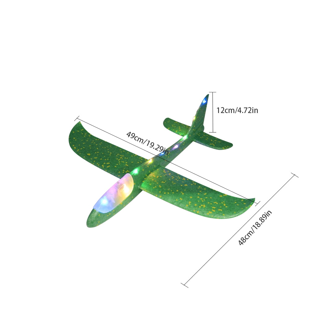 Green airplane toy sale